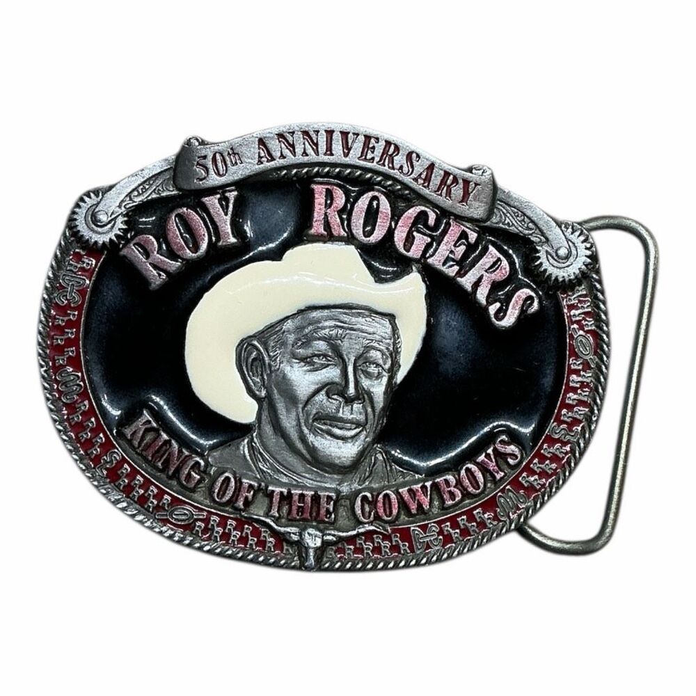 Roy Rogers "King of the Cowboys" 50th Anniversary belt buckle 7978/10,000